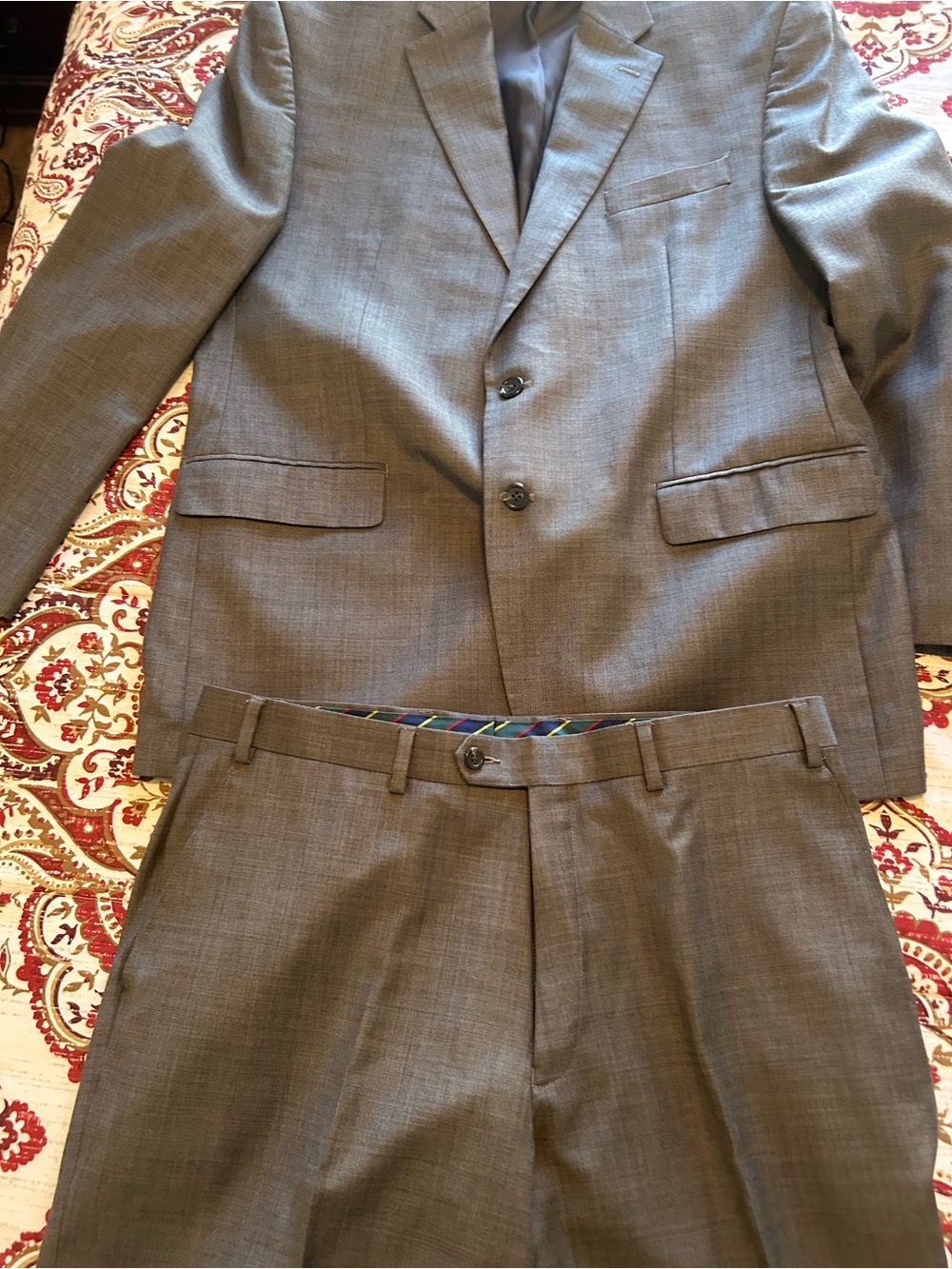 Chaps Men's Brown Two-Piece Suit - Blazer & Trousers